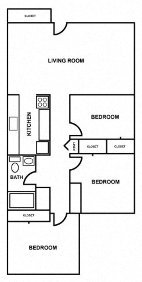 Floor Plans of Heritage Village Apartments in North Kingstown, RI